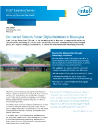 Connected Schools Foster Digital Inclusion in Nicaragua