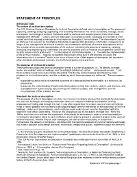 Statement of Principles
