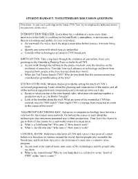 Tour Itinerary/Discussion Questions Introduction