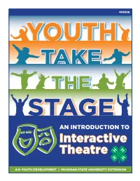Youth Take the Stage: an Introduction to  Editor, Poet and Former 4-H Volunteer Workshops and at Interactive Theater