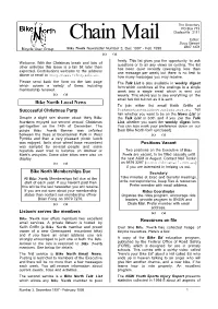 Chain Mail Editor: Doug Stewart 9887 1478 Bicycle User Group Bike North Newsletter Number 3, Dec 1997 - Feb 1998   Freely