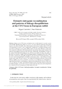 Extensive Intragenic Recombination and Patterns of Linkage Disequilibrium at the CSN3 Locus in European Rabbit