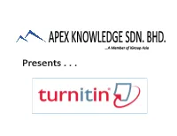 What Turnitin Does?