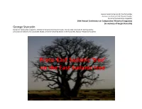 East Sudanic ʽtreeʼ on the East Sudanic Tree