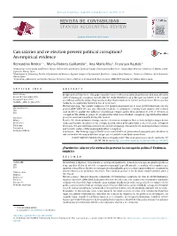 Can Salaries and Re-Election Prevent Political Corruption? an Empirical Evidence