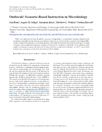 Outbreak! Scenario-Based Instruction in Microbiology
