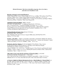 Richard Hayman Collection of Playbills, Programs, Flyers, Brochures and Notices for Steinbeck Events