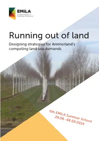 Running out of Land Designing Strategies for Ammerland’S Competing Land Use Demands
