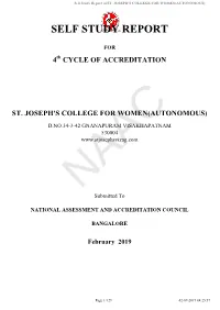 Self Study Report of ST