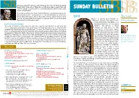 Sunday Bulletin