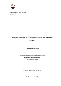 Analysis of Web Protocols Evolution on Internet Traffic