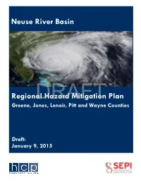 Neuse River Basin Regional Hazard Mitigation Plan Table of Contents