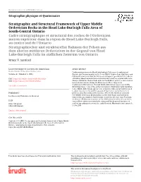 Stratigraphic and Structural Framework of Upper Middle