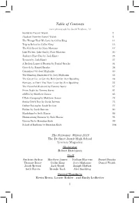 1 Table of Contents