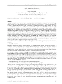 Generative Semantics