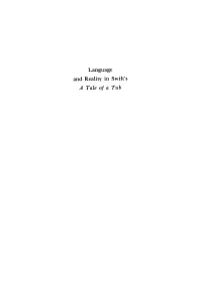 Language and Reality in Swift's a Tale of a Tub ?