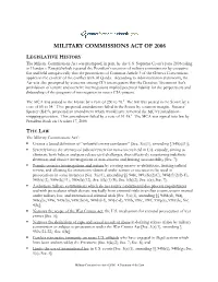 Military Commissions Act of 2006