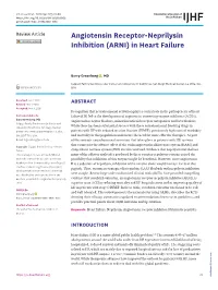 Angiotensin Receptor-Neprilysin Inhibition (ARNI) in Heart Failure