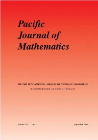 On the Fundamental Groups of Trees of Manifolds