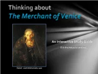 The Merchant of Venice – Interactive Study Guide