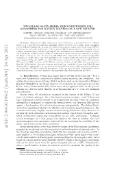 Arxiv:2104.01196V2 [Math.NA] 24 Apr 2021 Proposed As an Alternative to the Sequential Algorithm Based on a Triangular Solve