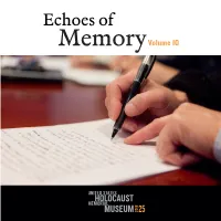 ECHOES of MEMORY | MEMORY of ECHOES Echoes of Memory Volume 10 Volume 10