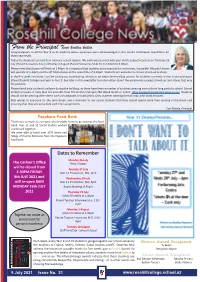 Newsletter No. 21 – 9 July