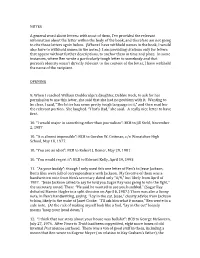 NOTES a General Word About Letters