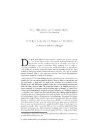 PSYCHOANALYSIS in TIMES of SCIENCE.Pdf