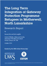 The Long Term Integration of Gateway Protection Programme Refugees In