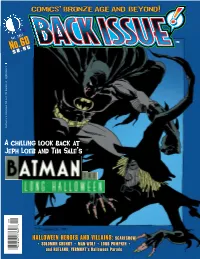 A Chilling Look Back at Jeph Loeb and Tim Sale's
