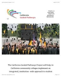 California Guided Pathways Project 3/20/18, 5:27 PM