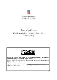 En Un Principi Era…
