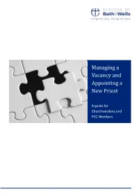 Managing a Vacancy and Appointing a New Priest