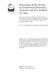 Open Field, Open Street, Open Choice: John Andrews