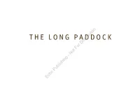 THE LONG PADDOCK Distribution for Not