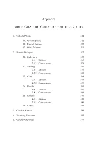 Appendix BIBLIOGRAPHIC GUIDE to FURTHER STUDY