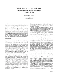 ASDF 3, Or Why Lisp Is Now an Acceptable Scripting Language (Extended Version)