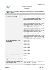 F-CDM-MR: Monitoring Report Form. Version 03.2