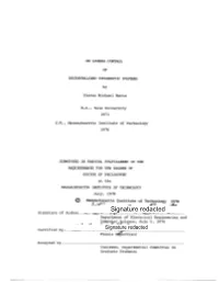 Signature Redacted Signature of Author