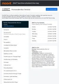 206CT Bus Time Schedule & Line Route