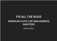 Fuzzing Project, Funded by Linux Foundation's Core Infrastructure Initiative