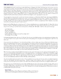 Time Outtakes PDF Liner Notes