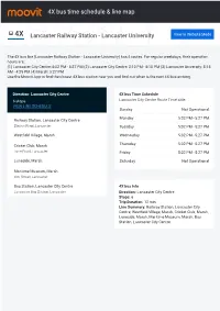 4X Bus Time Schedule & Line Route