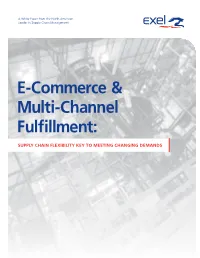 E[Commerce & Multi[Channel Fulfillment