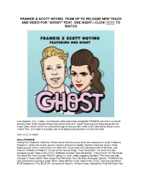 'Ghost' with Scott Hoying