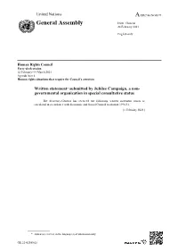 General Assembly Distr.: General 24 February 2021