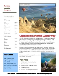 TU Cappadocia and the Lycian Way G H.Pub
