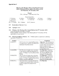 20200115 Minutes of the Meeting Held