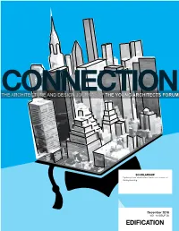 Connectionthe Architecture and Design Journal of the Young Architects Forum